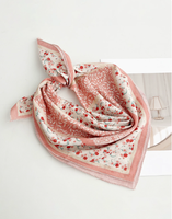 Op maat gemaakte katoenen bandana met digitale print, eigen ontwerp, modieus voor hoofd- en nekbedekking, dagelijks gebruik