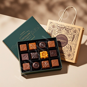 Hộp sô cô la luxueux arabia ramadan Đóng gói hộp ngày tươi saudi Arabian Vàng EID mubarak quà tặng ngày khô bao bì hộp - Product Image 2