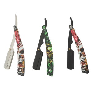 <span class=keywords><strong>Rasoir</strong></span> manuel 3D à motif tridimensionnel avec support en acier inoxydable <span class=keywords><strong>pour</strong></span> coiffure et rasage, lame unique - Product Image 5
