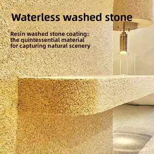 Revestimiento Líquido de Piedra Lavada Wufushan para Patios de Comunidades Residenciales, Balcones, Paredes Exteriores, Pavimentación de Caminos y Paisajes Secos Zen - Product Image 3