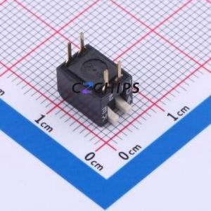 DSPV02LHGET DIP Switch Switch Piano Key Single Pole Single Throw 2 PC Pin - Product Image 2
