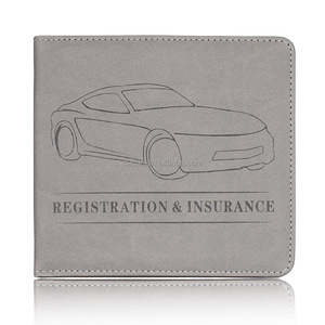 Étui <span class=keywords><strong>de</strong></span> protection pour <span class=keywords><strong>permis</strong></span> <span class=keywords><strong>de</strong></span> <span class=keywords><strong>conduire</strong></span> avec logo personnalisé pour documents d'immatriculation et d'assurance auto - Product Image 4
