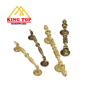 Hiện đại tối giản Nordic Vàng Matte Đen tủ xử lý mỹ Vàng ngăn kéo xử lý cho nhà bếp tủ quần áo phòng ngủ ngoài trời - Product Image 4