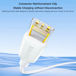 Cable de Datos SAMZHE de 1m <span class=keywords><strong>Tipo</strong></span>-C con E-Marker QC3.0 PD65W 3A, Cable de Carga Rápida para iPhone, <span class=keywords><strong>Huawei</strong></span>, Xiaomi, iPad, Laptop, <span class=keywords><strong>Cargador</strong></span> de Auto - Product Image 3