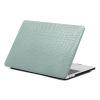 Étui pour ordinateur portable de luxe de haute qualité, 13,6 pouces, en cuir PU à motif crocodile, antichoc, à clapet, pour Mac Book Air 2022/2024/2025