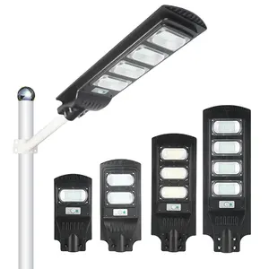 COYOLED Lampu Jalan Tenaga Surya 100W, Lampu Jalan 300W Sensor Gerakan Luar Ruangan, Lampu Jalan Tenaga Surya Super Terang, Debu Hingga Fajar