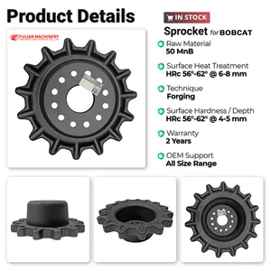 Fulian Undercarriage Aftermarket Parts For Bobcat T140 Loader Sprocket | T190 Track Loader Drive Sprocket Wheel