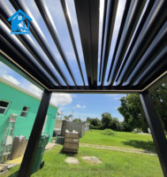Pergola motorisée autoportante en aluminium Sweet Home, rétractable, télécommandée, ouverture réglable, pour balcon, terrasse, auvent