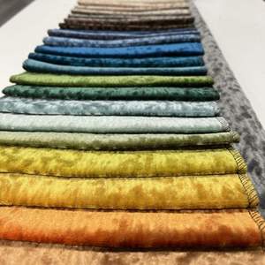 Tissu tricoté de tapisserie d'ameublement de canapé en velours écrasé par Burnout personnalisé de haute qualité - Product Image 4