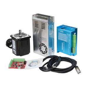 1 Set 5 pz motore passo-passo <span class=keywords><strong>NEMA</strong></span> <span class=keywords><strong>34</strong></span> a circuito chiuso con azionamento HBS860H (6 manici in plastica) con mach3 - Product Image 1