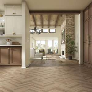 Piso Vinílico SPC con Textura de Cepillado para Uso Residencial en Interiores de Hogares Contemporáneos, con Realce de Grano <span class=keywords><strong>Natural</strong></span> - Product Image 3