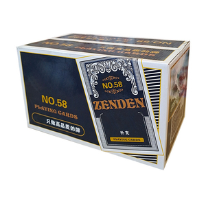 Naipes de póquer regulares para la familia 100 pares en caja para entretenimiento de amigos y clubes - Product Image 3