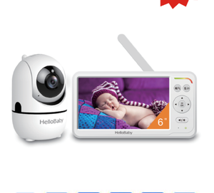 Écran couleur LCD IPS de 6,0 pouces, moniteur vidéo numérique sans fil pour bébé, communication bidirectionnelle - Product Image 2