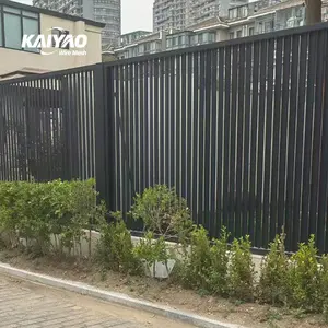 Zinc Steel Fence For Fencing Factory Wall Square Steel Project Site
