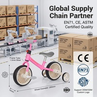 Tricycle pour enfants à marque privée, tricycle à 3 roues pour enfants, couleur et logo personnalisés, emballage pour les vendeurs en ligne, export, vente en gros
