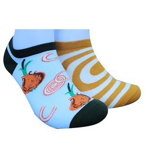 Calcetines Invisibles Personalizados de Algodón Puro Transpirables de Boca Baja Bonitos y a la Moda del Fabricante - Product Image 3