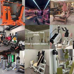 Equipo de gimnasio para mujer: Máquina de Hack Squat con poleas alta y baja para entrenamiento de muslos internos y externos, glúteos y puente glúteo. Ideal para entrenamiento personal, modelado corporal y uso doméstico. - Product Image 4