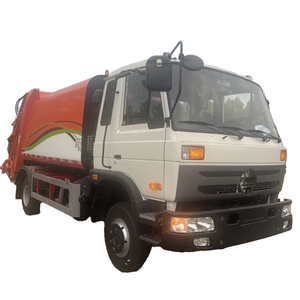 Dongfeng 153 Cab 4*2 DIESEL kín xe Tải Chở Rác bằng tay nén nén với động cơ động cơ hộp số bơm sử dụng điều kiện - Product Image 1