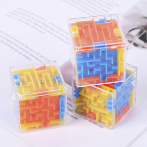 Cubo laberinto 3D de seis caras, rompecabezas de laberinto mágico, juguete de laberinto con bolas rodantes para niños - Product Image 5