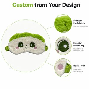 Máscara <span class=keywords><strong>de</strong></span> <span class=keywords><strong>Dormir</strong></span> <span class=keywords><strong>de</strong></span> Peluche Promocional, Diseño Personalizado, Juguete <span class=keywords><strong>de</strong></span> Peluche Personalizado, Antifaz <span class=keywords><strong>de</strong></span> Peluche Personalizado - Product Image 2