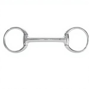 บิตม้าแบบ D-Ring สแตนเลสคุณภาพสูง สำหรับกีฬาขี่ม้า สไตล์สเปน-โปรตุเกส  แบบ Mullen  รับผลิตตามสั่ง ขนาดตามต้องการ ยี่ห้อส่วนตัว รุ่น SKI - Product Image 3