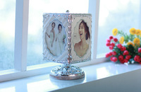 Caja de Música Giratoria Creativa de 5 Pulgadas con Marco de Fotos de PVC, Marco de Fotos para Boda
