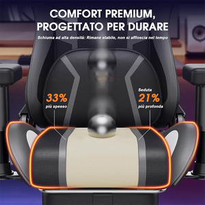 <span class=keywords><strong>Chaise</strong></span> de Gaming Ergonomique 2026 la Plus Vendue avec Fonction Massage, Dossier Réglable et Accoudoirs 2D pour le Gaming Quotidien - Product Image 4