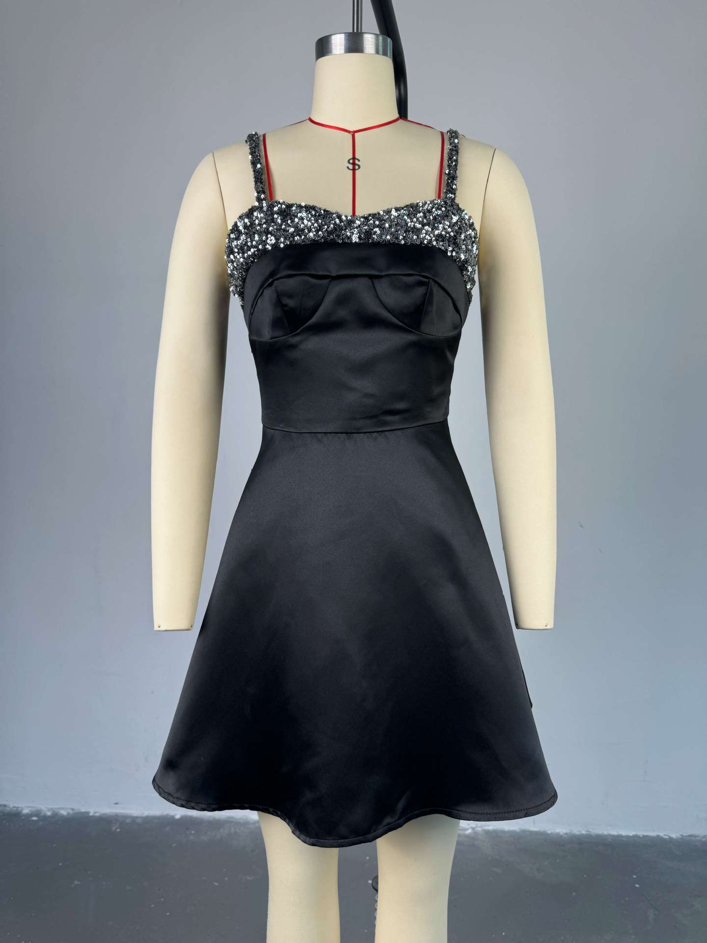 Latest Design Party Dresses Women Elegant Sequin Patchwork Strap Short Black Luxury Evening Dress for Women| Alibaba.com Latest Design Party Dresses Women Elegant Sequin Patchwork Strap Short Black Luxury Evening Dress for Women| Alibaba.com