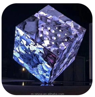 Display LED a Forma di Cubo M-shine P1.8 COB, Schermi LED Irregolari per Pubblicità Interna