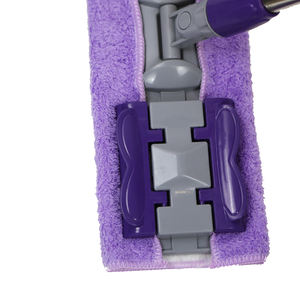 Serpillère de nettoyage pour cuisine, salle de bain, mur, lingettes humides amovibles et remplaçables, serviette jetable, chiffon, clip en plastique, serpillère plate - Product Image 5