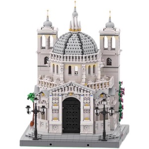 Modèle <span class=keywords><strong>de</strong></span> Cité Médiévale Personnalisé : Série Vénitienne, Église, Briques MOC, Ensemble <span class=keywords><strong>de</strong></span> Blocs <span class=keywords><strong>de</strong></span> Construction Vue sur Rue, Cadeau <span class=keywords><strong>de</strong></span> Noël pour <span class=keywords><strong>Enfants</strong></span> - Product Image 4