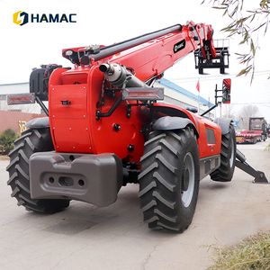 Cargador Telescópico HAMAC de 4 Toneladas, Alcance de 18 m, Montacargas Diésel Todoterreno 4x4 con Neumáticos para Uso en Construcción - Product Image 6