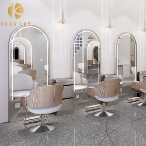Equipo de salón de belleza, espejo de doble cara, LED, escenario - Product Image 2