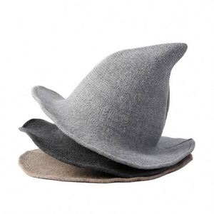 Chapeau de sorcière unisexe style Dobby, bonnet en laine tricotée, accessoire de costume pour l'hiver, Halloween, fête, mascarade, cosplay, décontracté, pêche, plage - Product Image 1