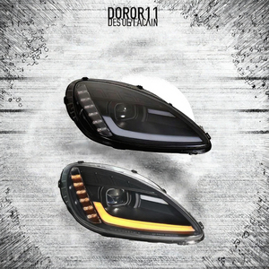 Phares LED <span class=keywords><strong>Chevrolet</strong></span> <span class=keywords><strong>Corvette</strong></span> C6 2004-2013, Angel DRL, double xénon, couleur 6000K, 12V, neuf - Product Image 3