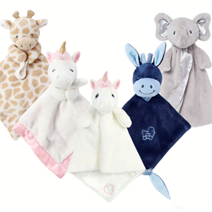 <span class=keywords><strong>Unicorno</strong></span> giocattolo per bambini lavabile ed ecologico in cotone <span class=keywords><strong>peluche</strong></span> DouDou imbottito coperta di sicurezza trapunta animale con riempimento PP - Product Image 2