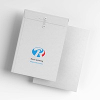 Fabrication sur mesure de pochettes de classement en papier kraft A4 avec fermeture à spirale pour documents de bureau
