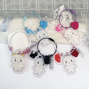 Custom <b>Anime</b> Cartoon Acrylic <b>Keychain</b> UV Printed Fashion Trend Personalized Keepsake & Decorative Bag Charm Accessory for Fans - Product Image 1