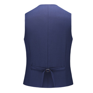 Nuovo Completo Professionale da <span class=keywords><strong>Uomo</strong></span> 2022, Blu Navy, Due Pezzi, Formale Leggero, <span class=keywords><strong>Blazer</strong></span> Tinta Unita per Affari - Product Image 4