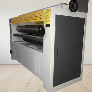 Dual-Sided Automatic Wood Plate Gluing Machine Double-Action Rolling Woodworking <b>Glue</b> Coating Equipment - Product Image 4