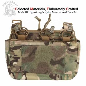 Pochette de panneau avant tactique Sinairsoft FCPC FCSK style FERRO, pochette à rabat avant DOPE pour gilet tactique et harnais de poitrine - Product Image 2