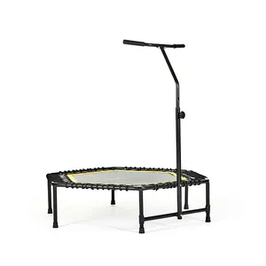 Sundow-minitrampolín de SALTO para niños y adultos, trampolín de Fitness para interiores, con certificado, con mango