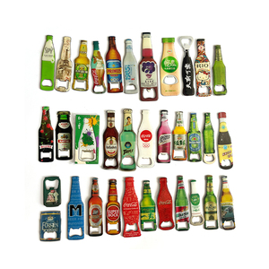 Décapsuleur de bière métal acier inoxydable alliage de zinc époxy émail sublimation logo personnalisé - Product Image 1