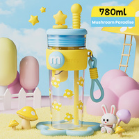 Gobelet en plastique transparent grande capacité, isolant thermique, réutilisable, étanche, pour l'été et l'extérieur, résistant aux hautes températures