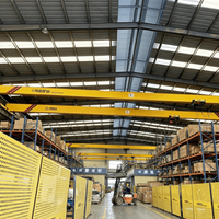 Pont roulant monopoutre électrique compact 8 tonnes à faible vibration populaire pour atelier de production de pièces automobiles