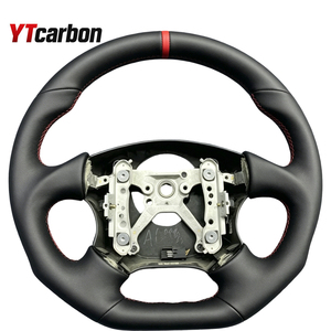 Volante <span class=keywords><strong>deportivo</strong></span> personalizado YTcarbon para interior de coche, completamente en cuero, con pantalla LED de RPM, modificado para Impreza WRX STI 1999-2004 - Product Image 1