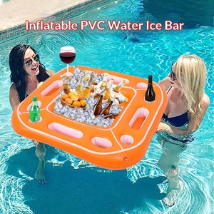 MORRU Tavolo Gonfiabile in PVC per Giochi d'<span class=keywords><strong>Acqua</strong></span> e Carte, Blu e Verde, Divertimento Acquatico per Piscina Esterna, Adulti e Bambini - Product Image 2