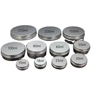 Aluminum Tin Jar With Lid