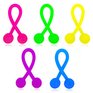 Juguete Antiestrés - Cuentas <span class=keywords><strong>Begleri</strong></span> de Gel Suave TPR, Juguetes para Aliviar el Estrés en los Dedos, Ideales para Ejercicios de Dedos, para Principiantes - Product Image 3