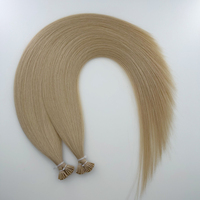 Extensiones de cabello humano de alta calidad de larga duración Stick I Tip Pre-bond Natural Straight Honey Blonde Hair Extensions SDD